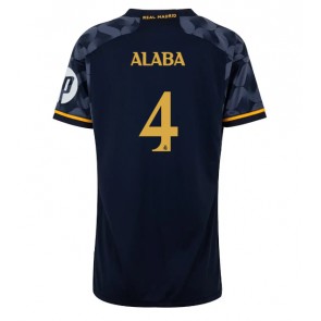 Real Madrid David Alaba #4 Bortatröja Dam 2023-24 Kortärmad